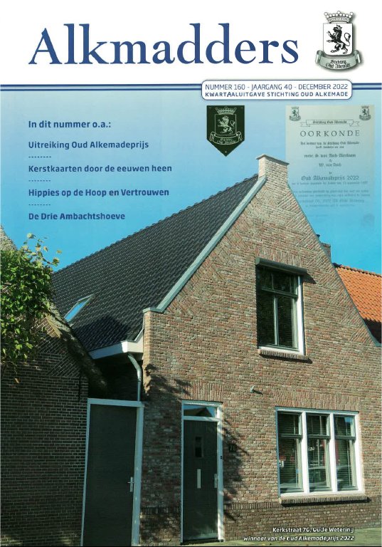 Cover van Alkmadders december 2022